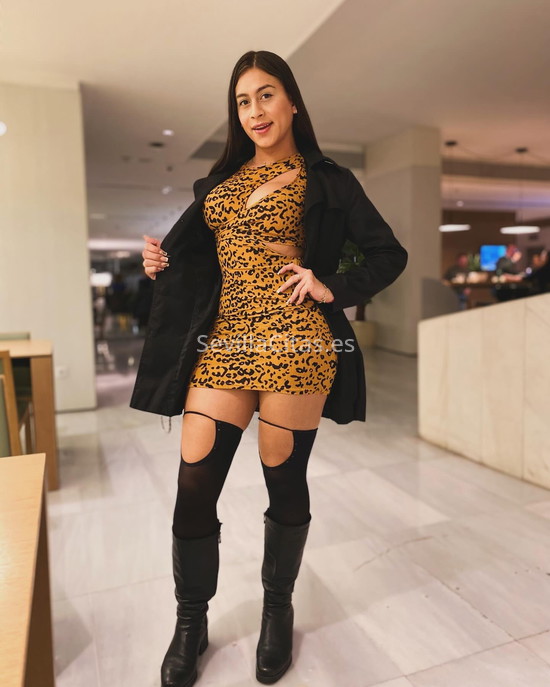 Andrea, trans latina recién llegada. 607797689. Citas en SEVILLA, SEVILLA. www.sevillacitas.es.