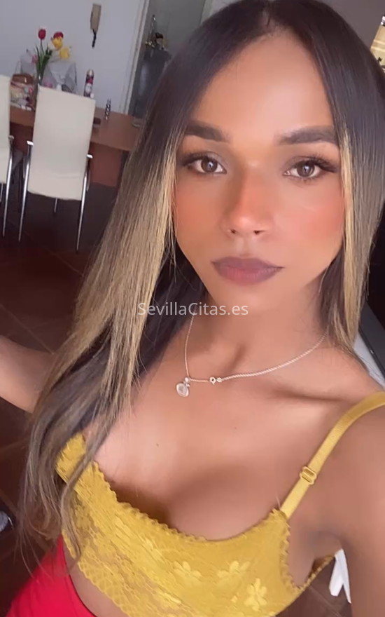 Angelin, trans morena. 603754378. Citas en SEVILLA, SEVILLA. www.sevillacitas.es.